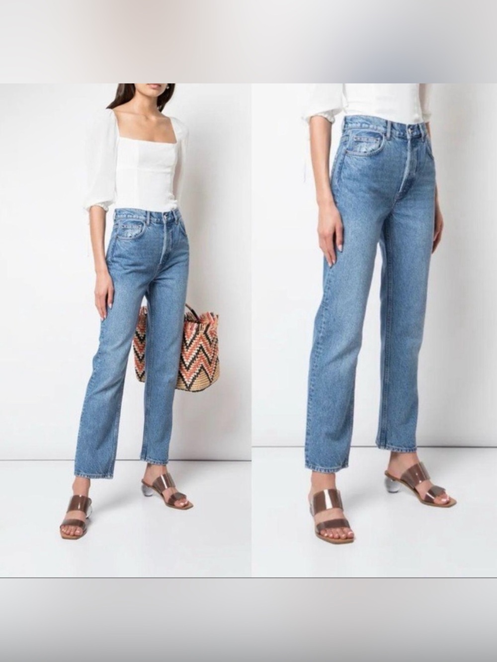 Reformation Cynthia High Rise Jeans — Shasta Wash